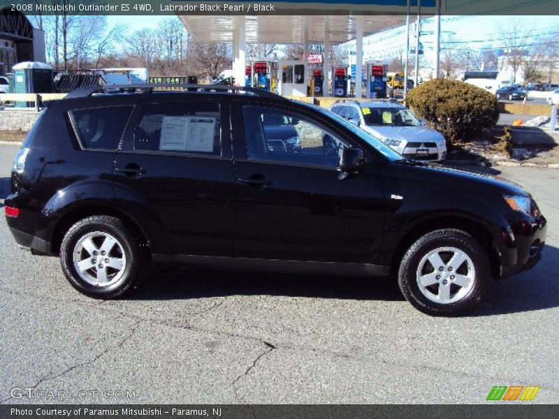 Labrador Black Pearl / Black 2008 Mitsubishi Outlander ES 4WD