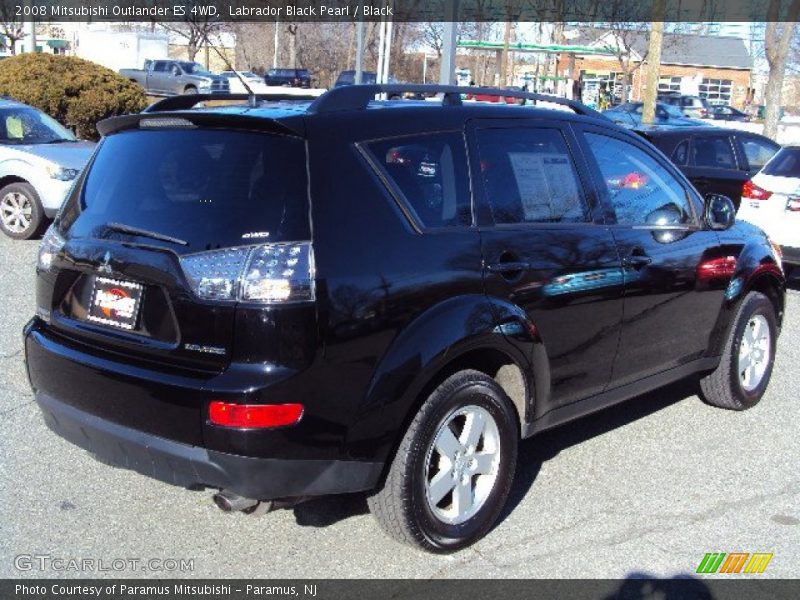 Labrador Black Pearl / Black 2008 Mitsubishi Outlander ES 4WD