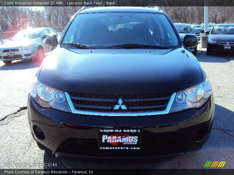 Labrador Black Pearl / Black 2008 Mitsubishi Outlander ES 4WD
