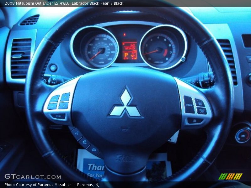 Labrador Black Pearl / Black 2008 Mitsubishi Outlander ES 4WD
