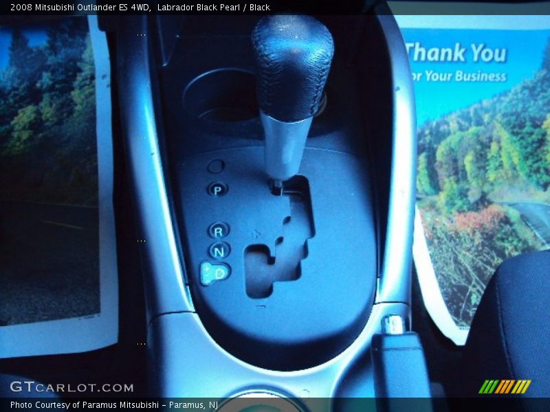 Labrador Black Pearl / Black 2008 Mitsubishi Outlander ES 4WD
