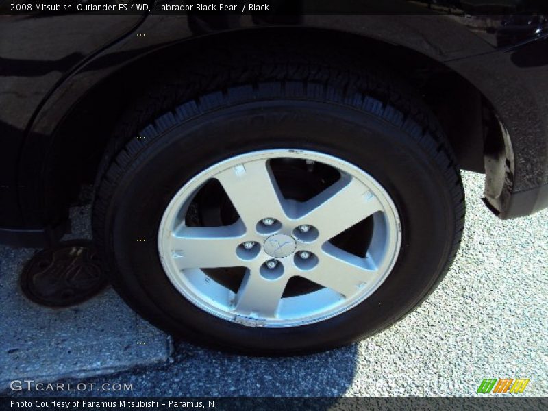 Labrador Black Pearl / Black 2008 Mitsubishi Outlander ES 4WD
