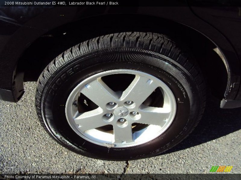Labrador Black Pearl / Black 2008 Mitsubishi Outlander ES 4WD