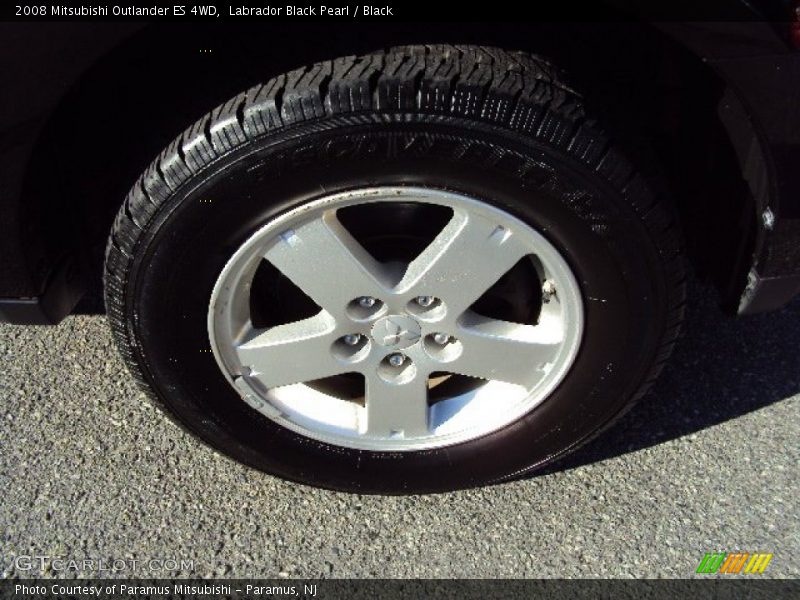 Labrador Black Pearl / Black 2008 Mitsubishi Outlander ES 4WD