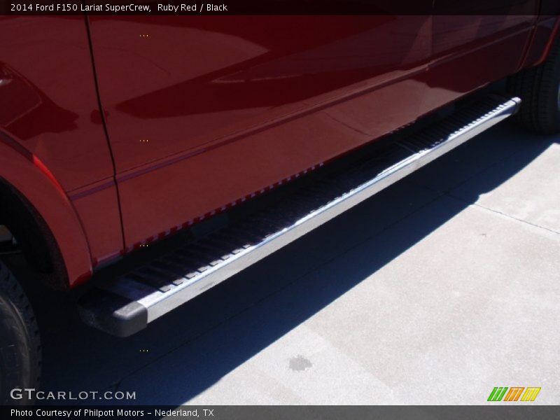 Ruby Red / Black 2014 Ford F150 Lariat SuperCrew