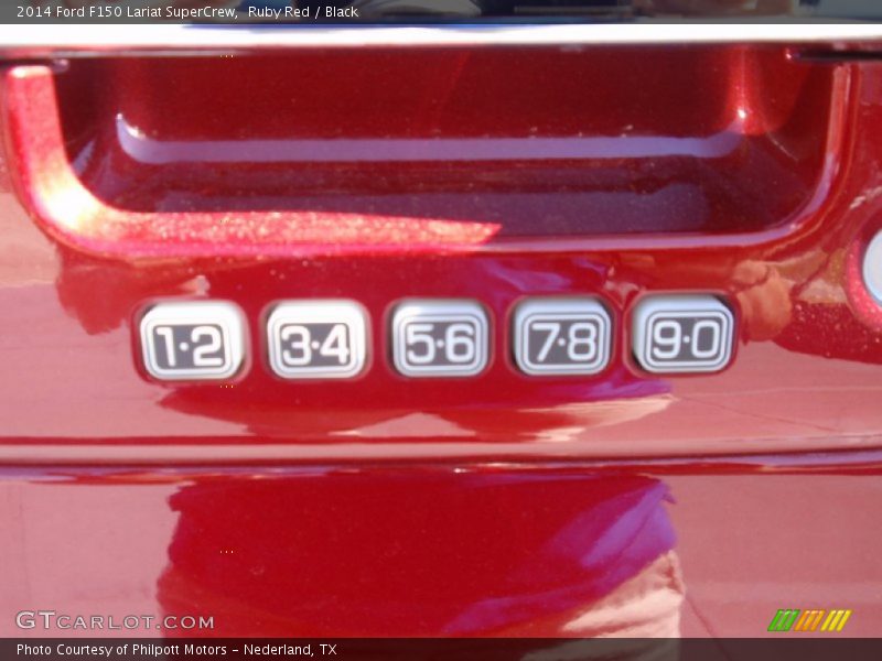 Ruby Red / Black 2014 Ford F150 Lariat SuperCrew
