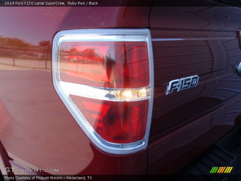 Ruby Red / Black 2014 Ford F150 Lariat SuperCrew