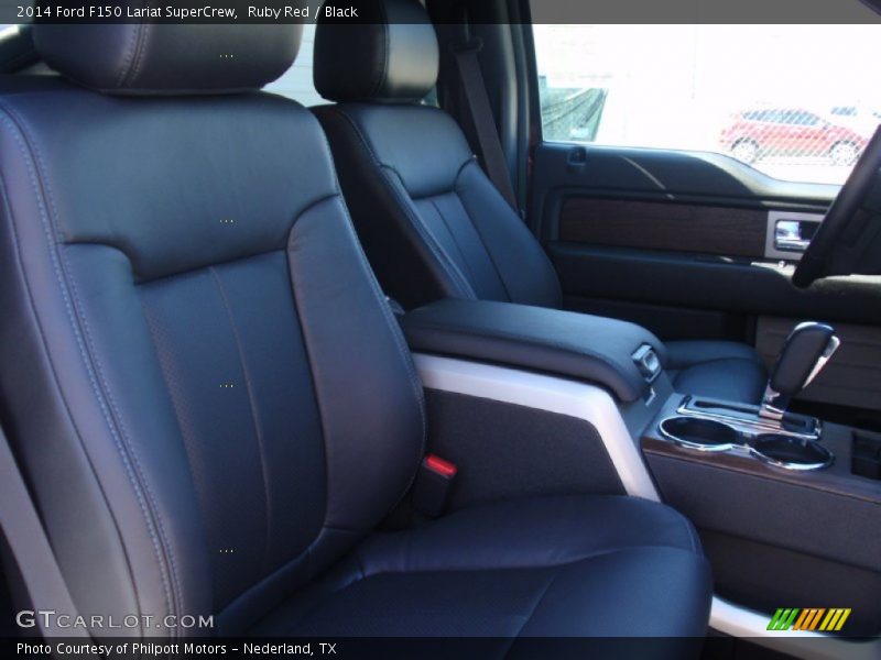 Ruby Red / Black 2014 Ford F150 Lariat SuperCrew