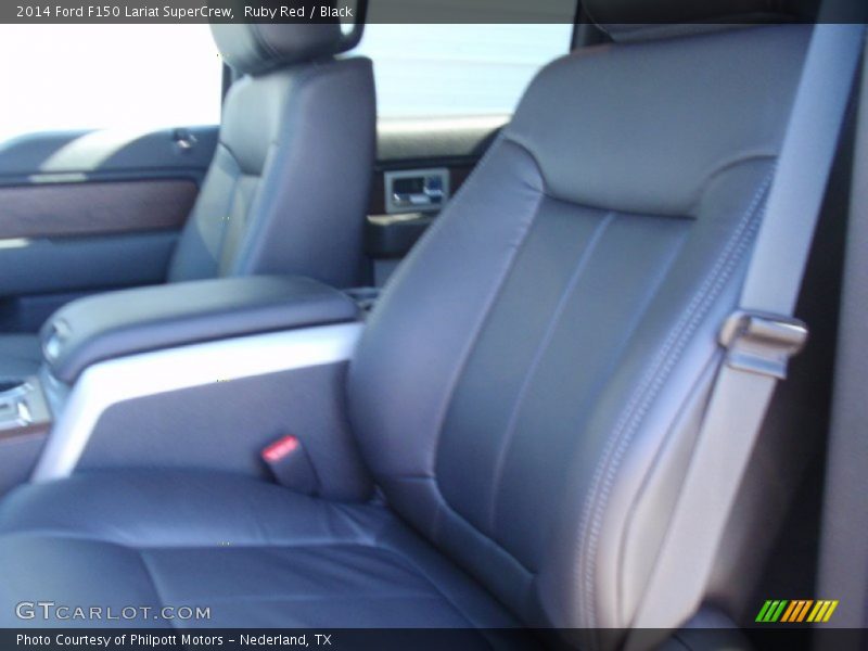 Ruby Red / Black 2014 Ford F150 Lariat SuperCrew