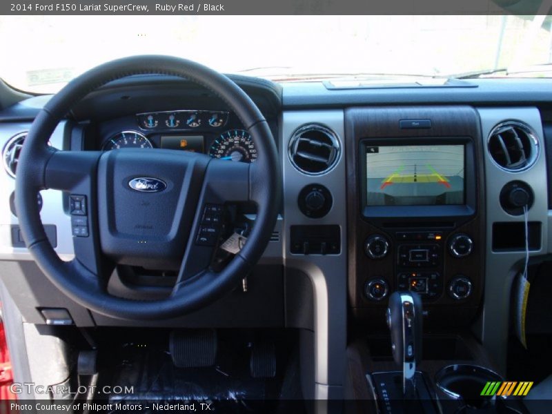 Ruby Red / Black 2014 Ford F150 Lariat SuperCrew