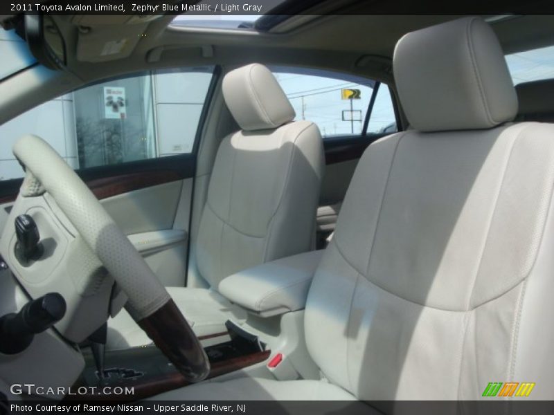 Zephyr Blue Metallic / Light Gray 2011 Toyota Avalon Limited
