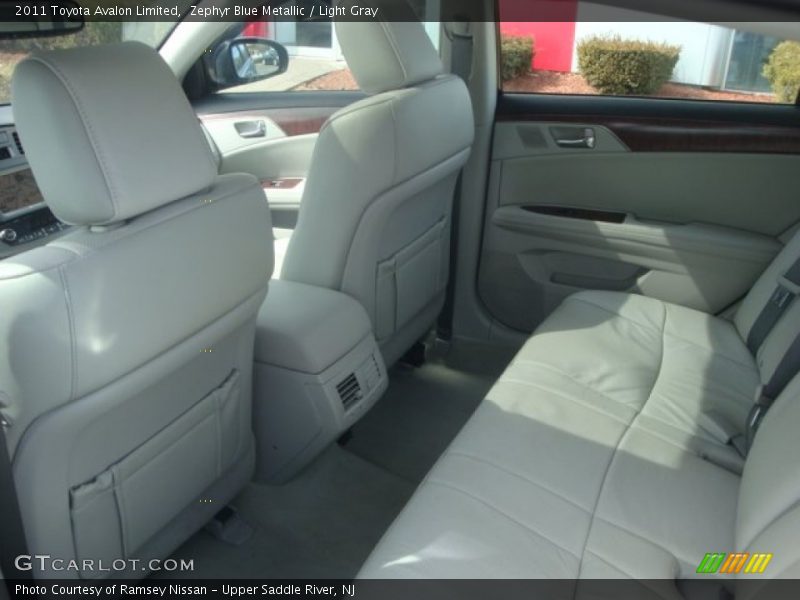 Zephyr Blue Metallic / Light Gray 2011 Toyota Avalon Limited