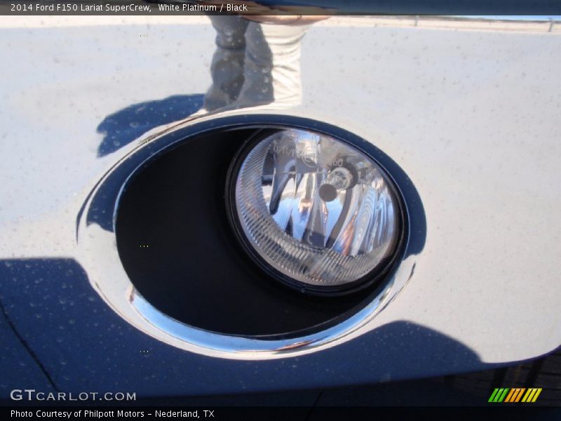 White Platinum / Black 2014 Ford F150 Lariat SuperCrew
