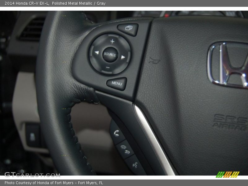 Polished Metal Metallic / Gray 2014 Honda CR-V EX-L