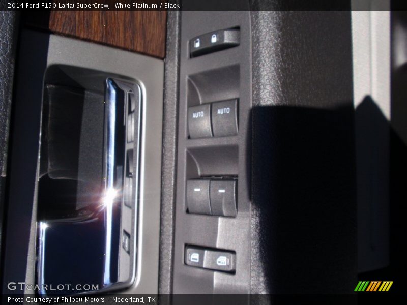 White Platinum / Black 2014 Ford F150 Lariat SuperCrew
