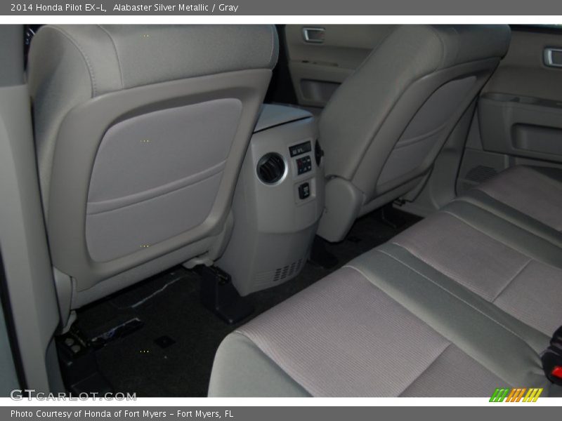 Alabaster Silver Metallic / Gray 2014 Honda Pilot EX-L