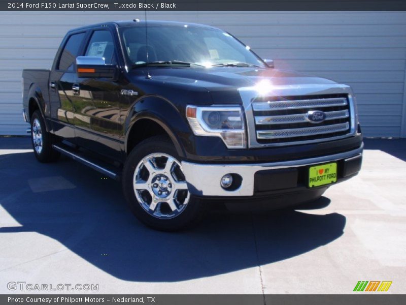 Tuxedo Black / Black 2014 Ford F150 Lariat SuperCrew