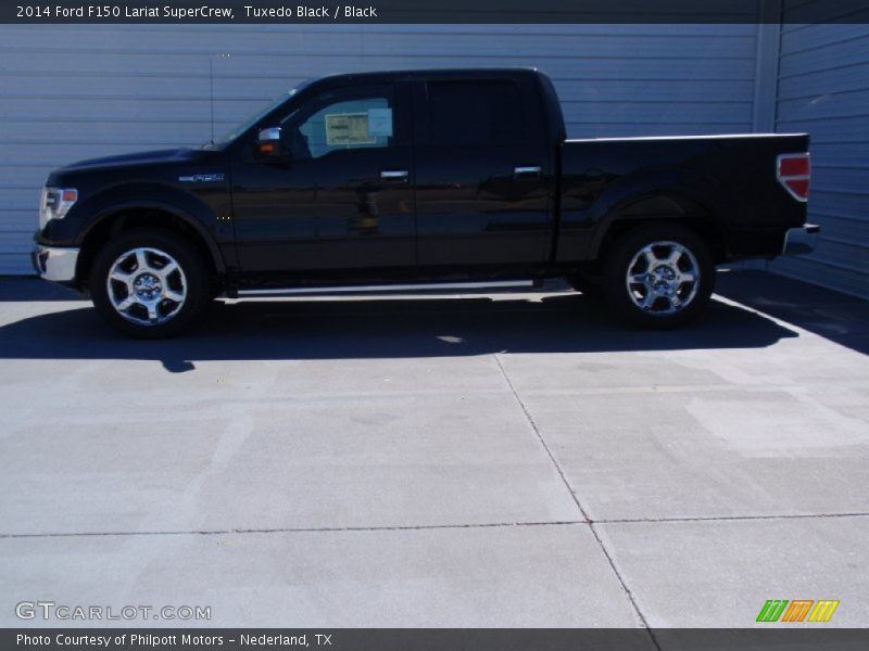 Tuxedo Black / Black 2014 Ford F150 Lariat SuperCrew
