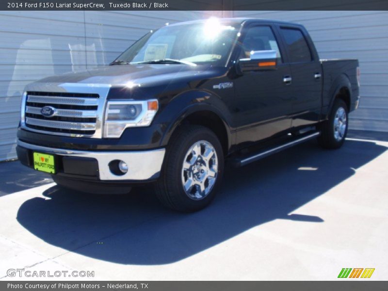 Tuxedo Black / Black 2014 Ford F150 Lariat SuperCrew