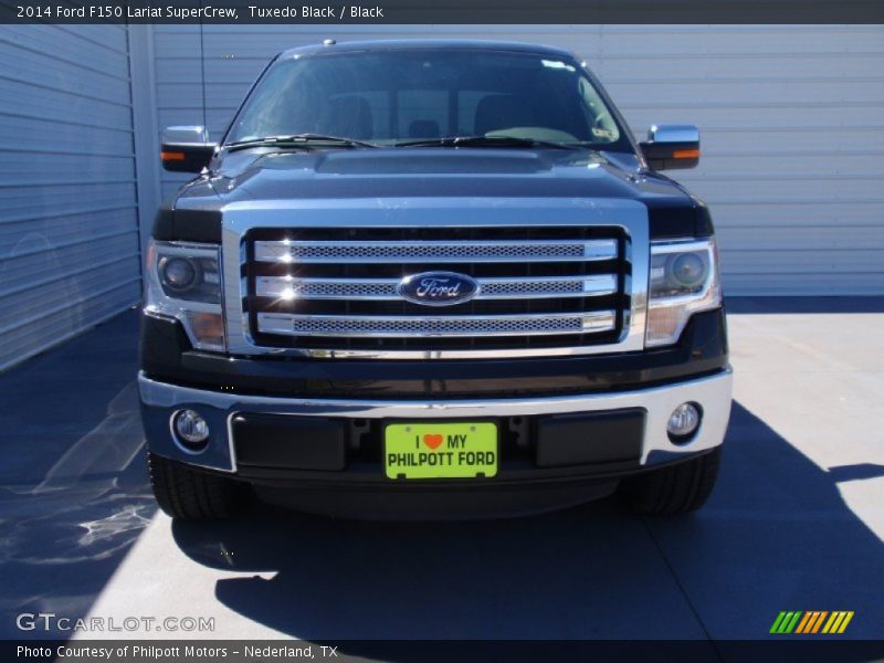 Tuxedo Black / Black 2014 Ford F150 Lariat SuperCrew