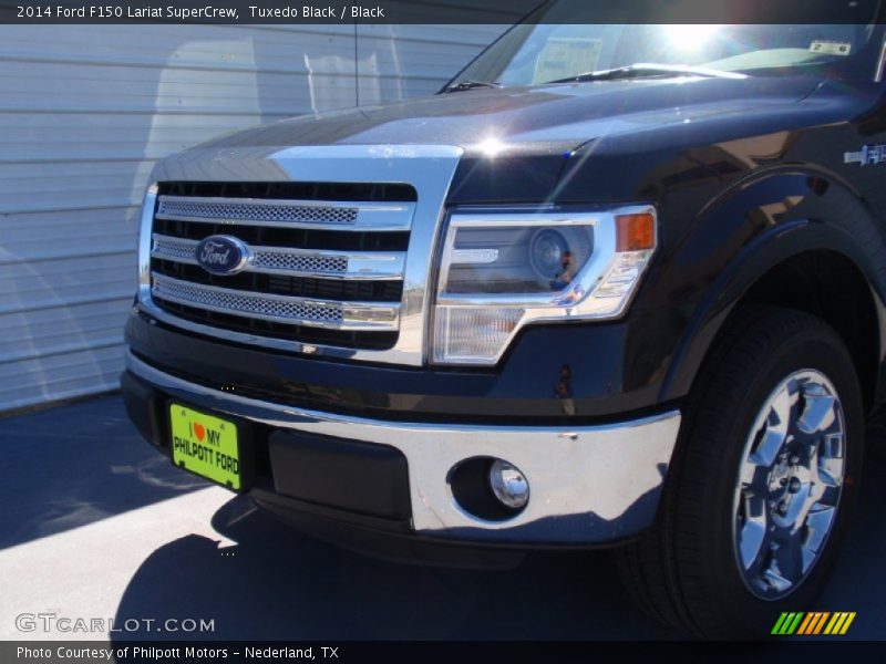 Tuxedo Black / Black 2014 Ford F150 Lariat SuperCrew