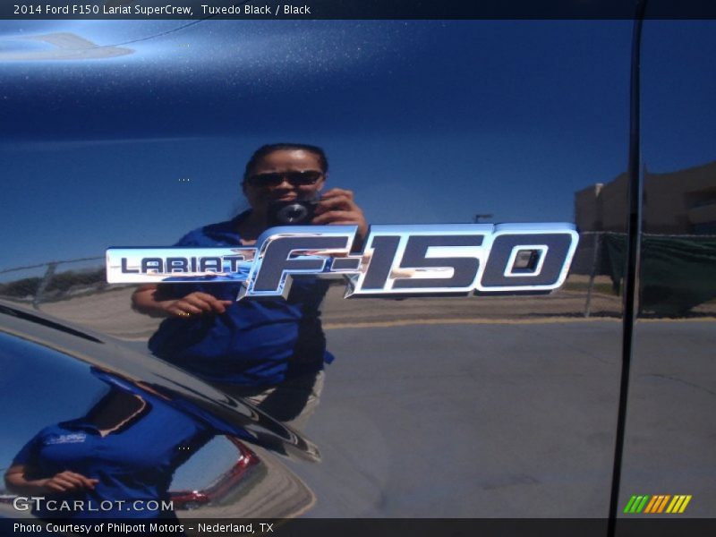 Tuxedo Black / Black 2014 Ford F150 Lariat SuperCrew