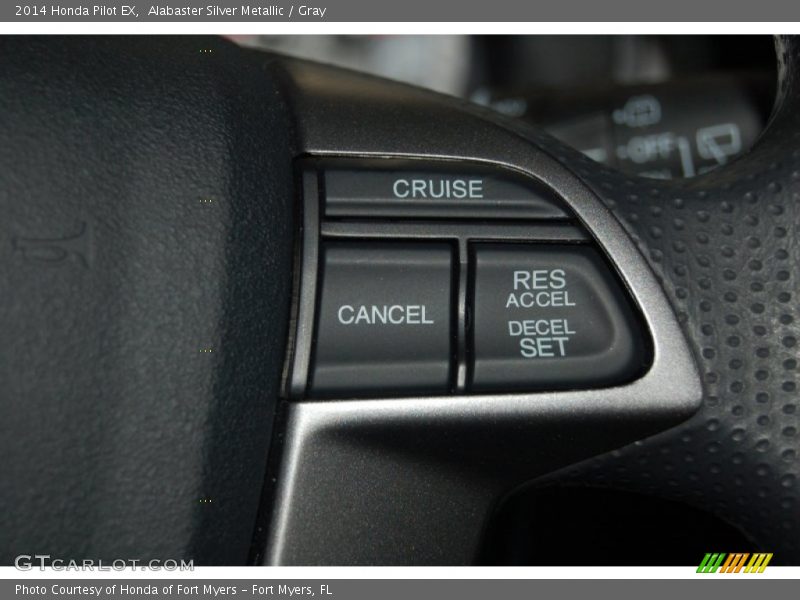 Alabaster Silver Metallic / Gray 2014 Honda Pilot EX