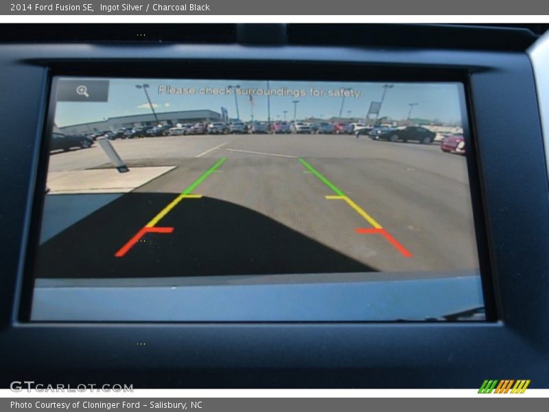 Ingot Silver / Charcoal Black 2014 Ford Fusion SE