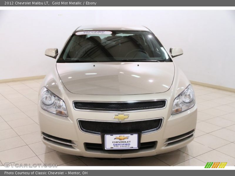 Gold Mist Metallic / Ebony 2012 Chevrolet Malibu LT