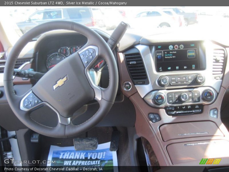 Dashboard of 2015 Suburban LTZ 4WD