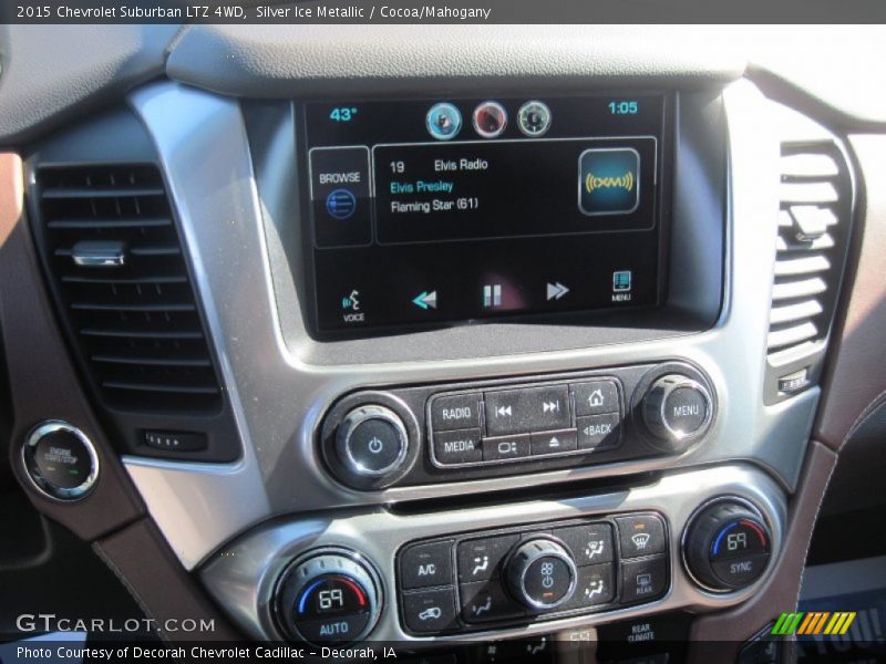 Controls of 2015 Suburban LTZ 4WD