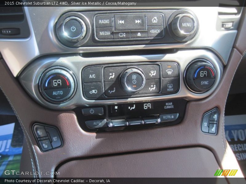 Controls of 2015 Suburban LTZ 4WD