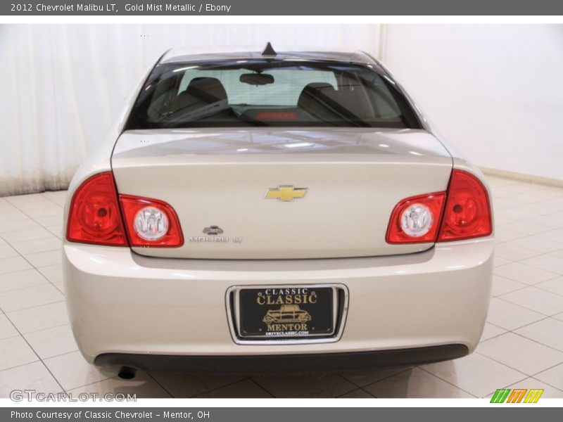Gold Mist Metallic / Ebony 2012 Chevrolet Malibu LT