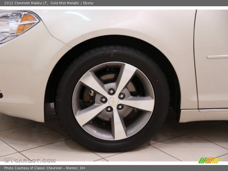 Gold Mist Metallic / Ebony 2012 Chevrolet Malibu LT