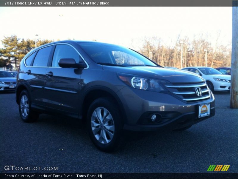 Urban Titanium Metallic / Black 2012 Honda CR-V EX 4WD