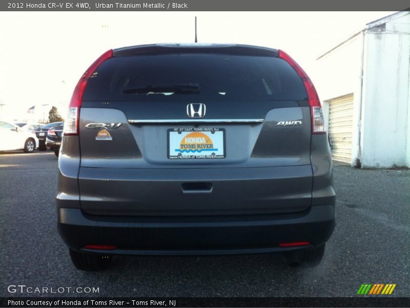 Urban Titanium Metallic / Black 2012 Honda CR-V EX 4WD