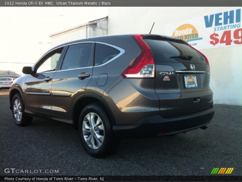 Urban Titanium Metallic / Black 2012 Honda CR-V EX 4WD