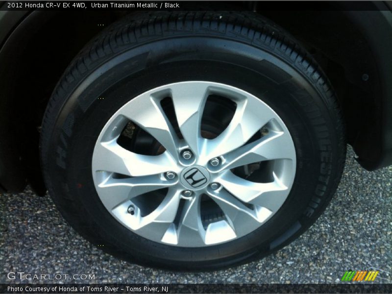 Urban Titanium Metallic / Black 2012 Honda CR-V EX 4WD
