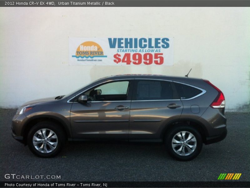 Urban Titanium Metallic / Black 2012 Honda CR-V EX 4WD