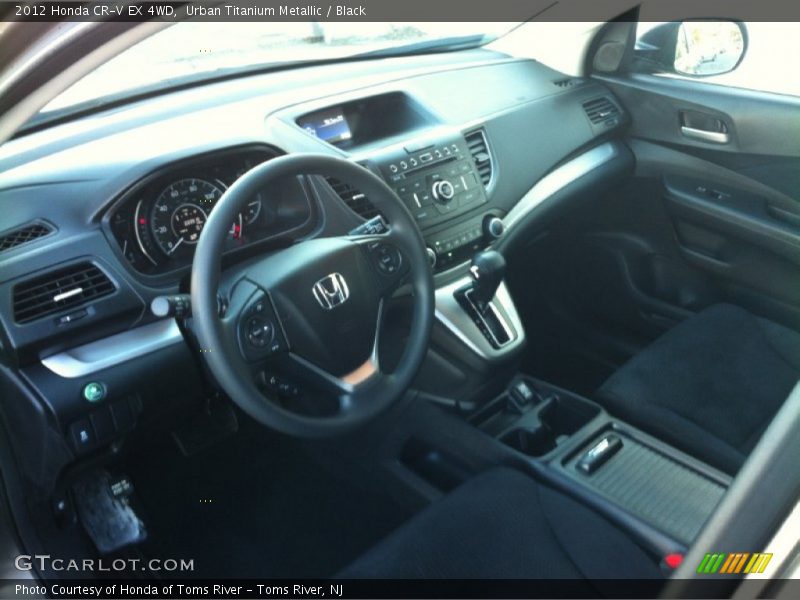 Urban Titanium Metallic / Black 2012 Honda CR-V EX 4WD