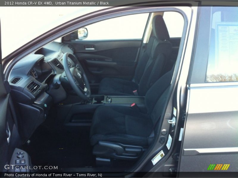 Urban Titanium Metallic / Black 2012 Honda CR-V EX 4WD