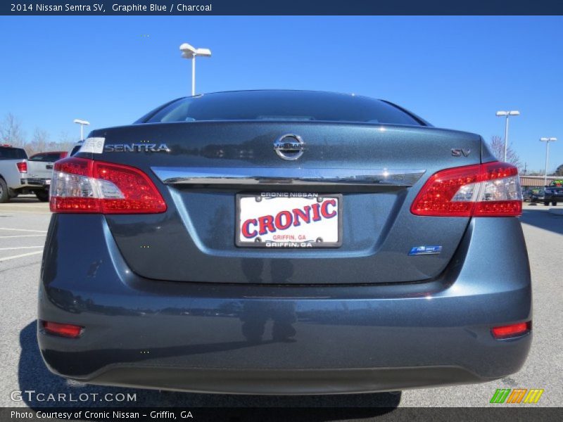 Graphite Blue / Charcoal 2014 Nissan Sentra SV