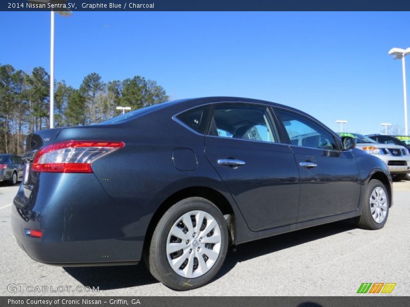 Graphite Blue / Charcoal 2014 Nissan Sentra SV