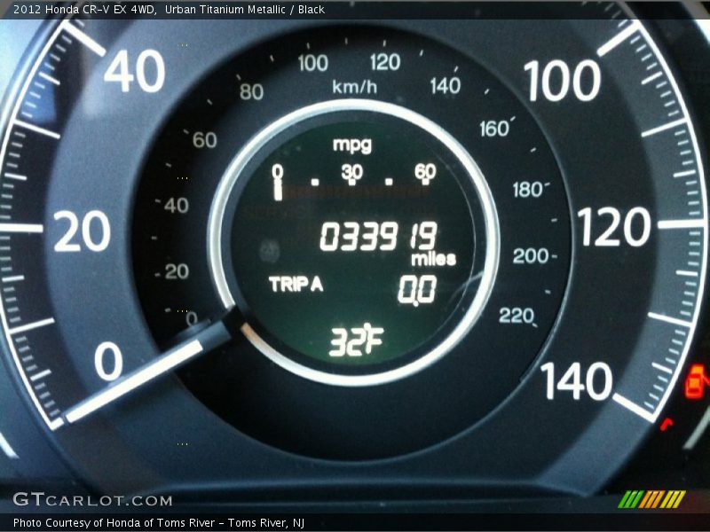 Urban Titanium Metallic / Black 2012 Honda CR-V EX 4WD