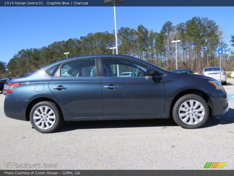 Graphite Blue / Charcoal 2014 Nissan Sentra SV