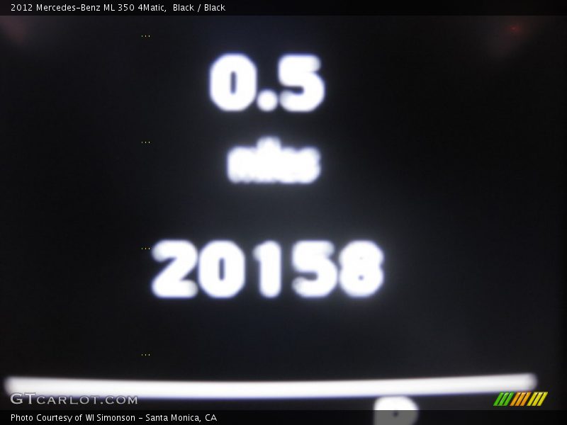 Black / Black 2012 Mercedes-Benz ML 350 4Matic
