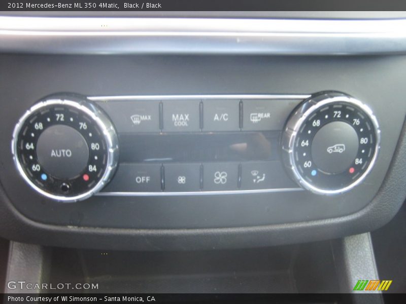Black / Black 2012 Mercedes-Benz ML 350 4Matic