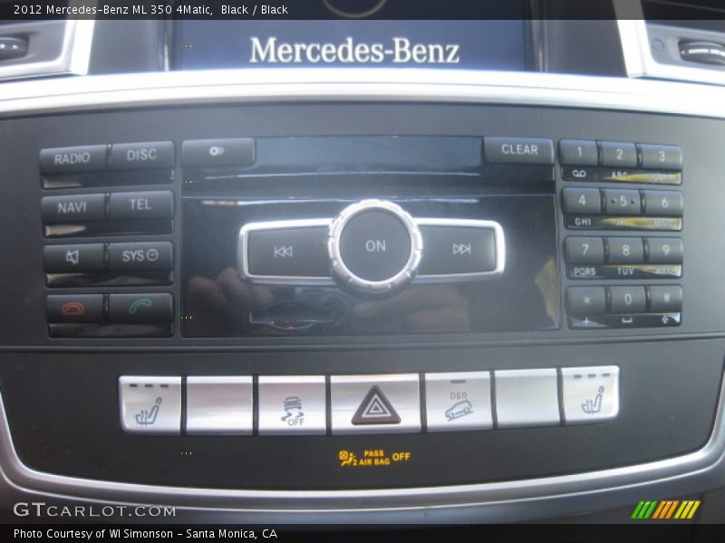 Black / Black 2012 Mercedes-Benz ML 350 4Matic