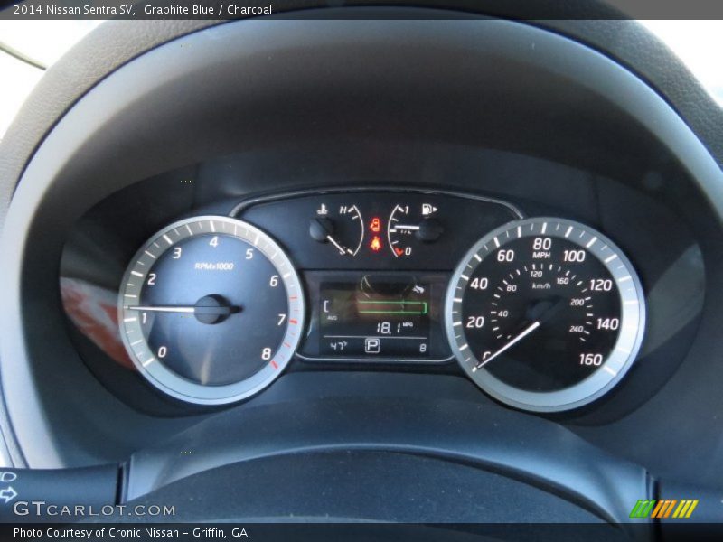 Graphite Blue / Charcoal 2014 Nissan Sentra SV