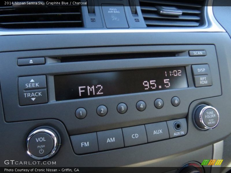Graphite Blue / Charcoal 2014 Nissan Sentra SV
